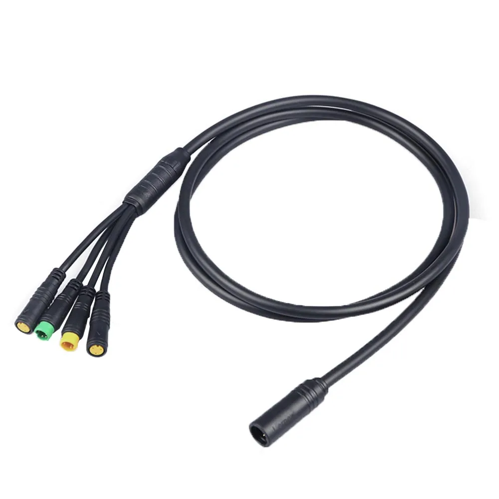 

Replacement Waterproof Bike Insulation Cable Electric Bicycle Stable Wiring Harness Accessories Mid Drive Motor Black For 1T4