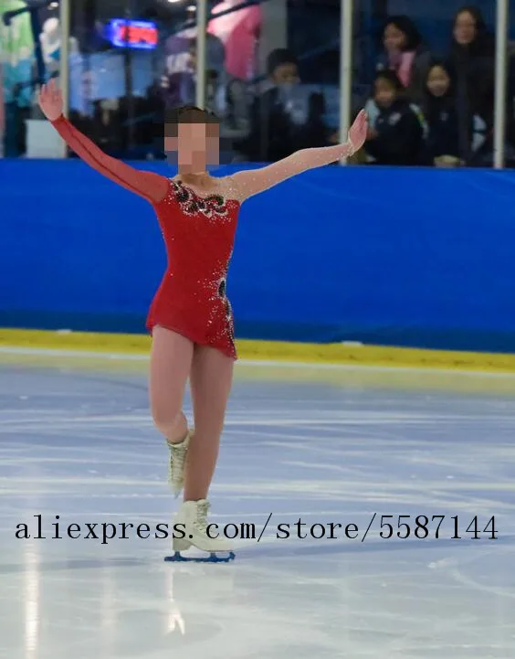 Красные платья для катания на коньках женское платье заказ | Тематическая одежда