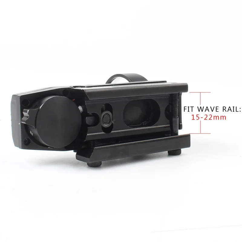 

Hot new quality 20mm Rail Riflescope Hunting Optics Holographic Red Dot Sight Reflex 4 Reticle Tactical Scope Collimator Sight