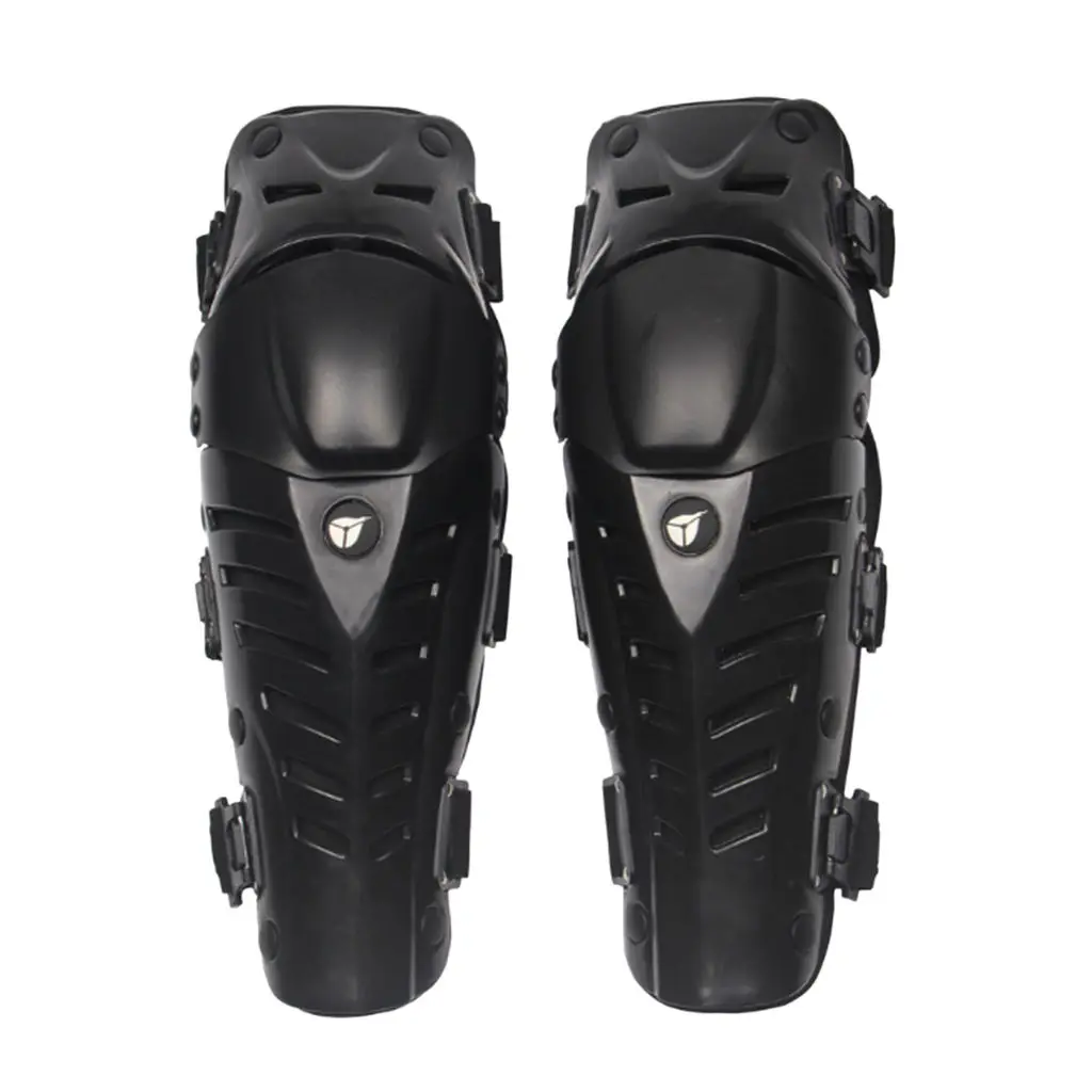 

Защита для голени до колена, защитная защита для мотоцикла, мотокросса, гонок, черный