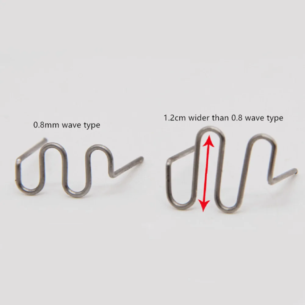 

1000PCS Wave Staples Update Standard 0.8mm Accessory Replacement Universal
