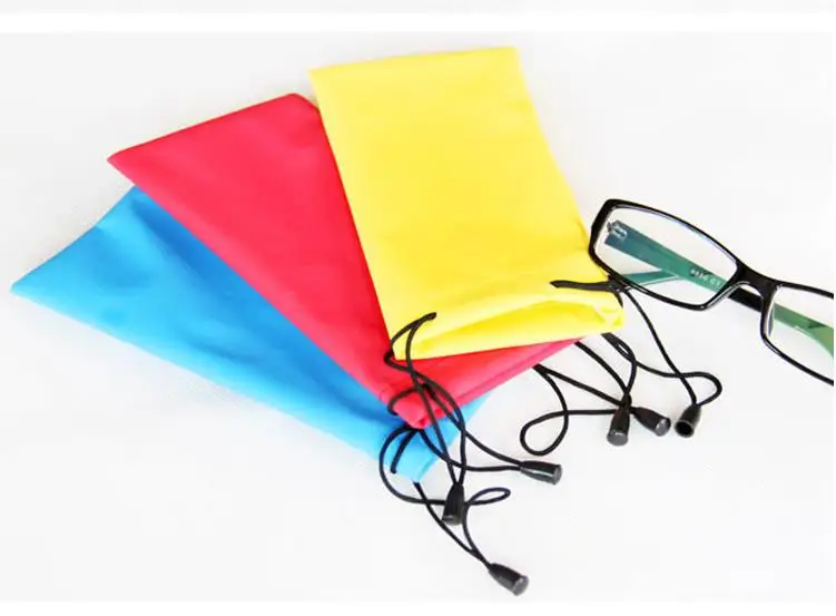 للبيع 1000 قطعة/الوحدة مقاوم للماء جلدية البلاستيك النظارات الشمسية الحقيبة لينة النظارات حقيبة نظارات قضية الهاتف SN387