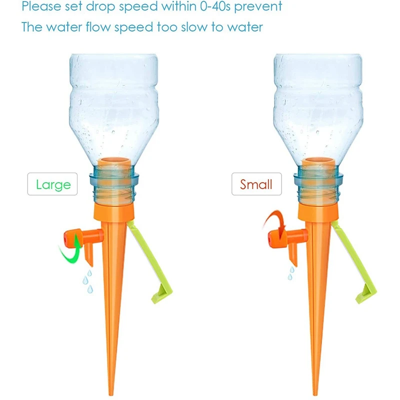 

24 Pcs Plant Watering Devices with Anti-Tilt Bracket & 15 Pcs Plant Watering Devices Plant Automatic Plant Waterer