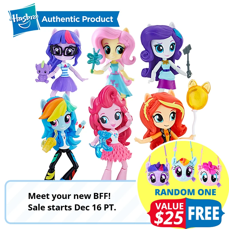 Hasbro My Little Pony Equestria Girls 4,5 дюймов 11 см сумеречные Мини-куклы персонаж фигурка коллекция Модель Кукла для девочки