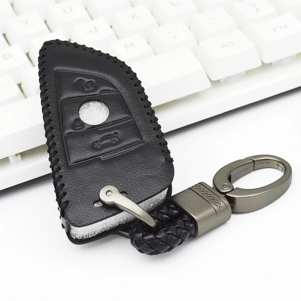 High Quality Leather Car Key Fob Cover Case Set Keychain 2/3 btn For BMW 320li/523li/525li/528li/530 /X1/X2/X5 car Accessories High Quality Leather Car Key Fob Cover Case Set Keychain 2/3 btn For BMW 320li/523li/525li/528li/530 /X1/X2/X5 car Accessories