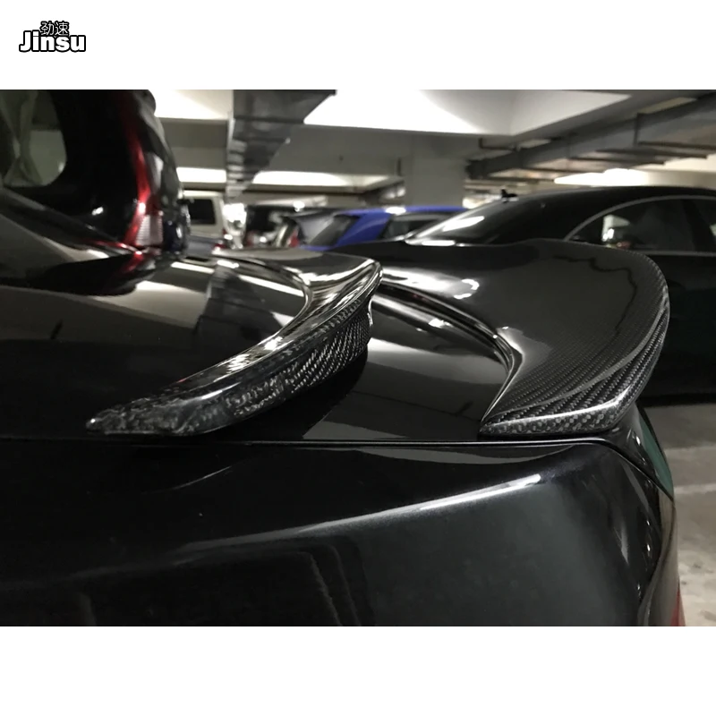 Стильный спойлер для заднего багажника из углеродного волокна PSM губа bmw 3 серии