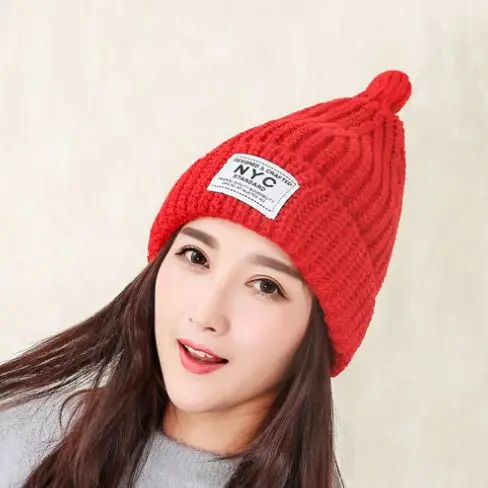 JIAXUN037 новые мешковатые женские сутулящиеся вязаные шапочки мужские повседневные