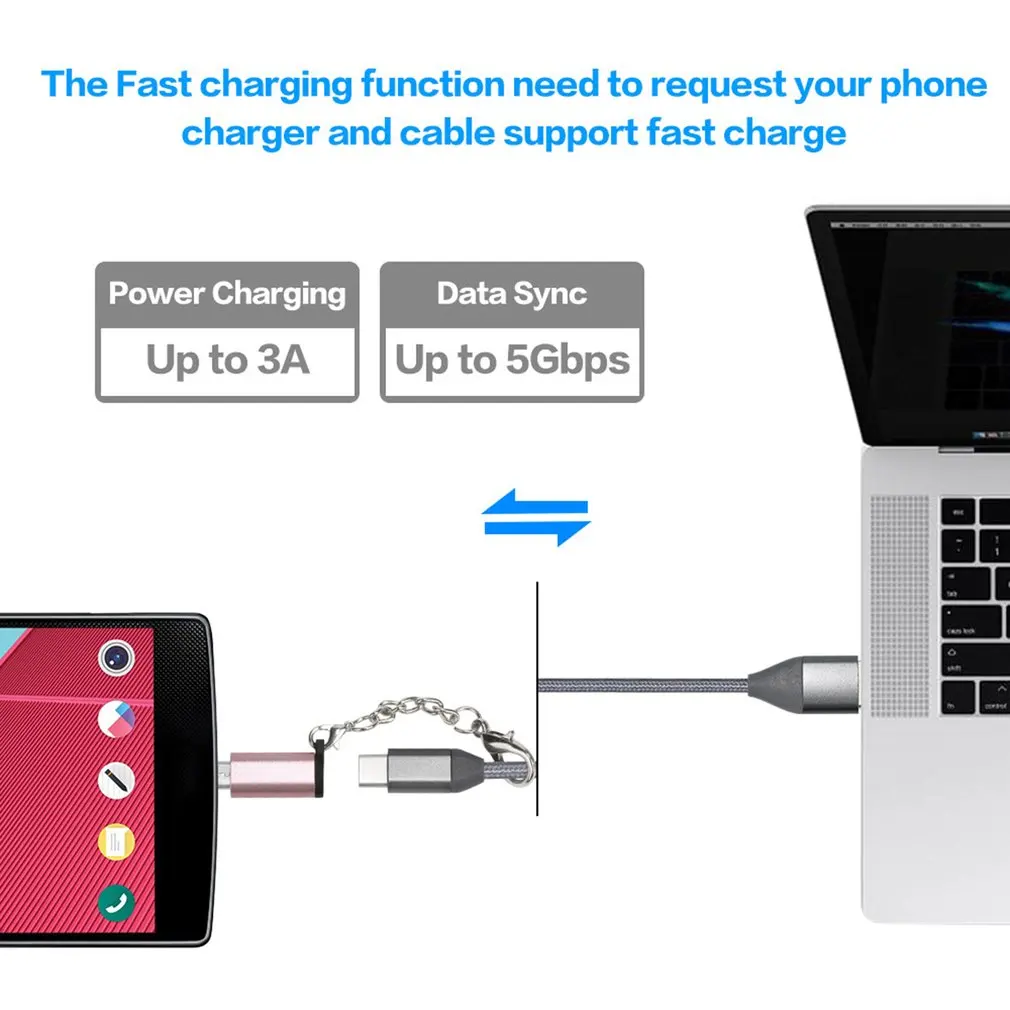 Адаптер USB Type-C в Micro |