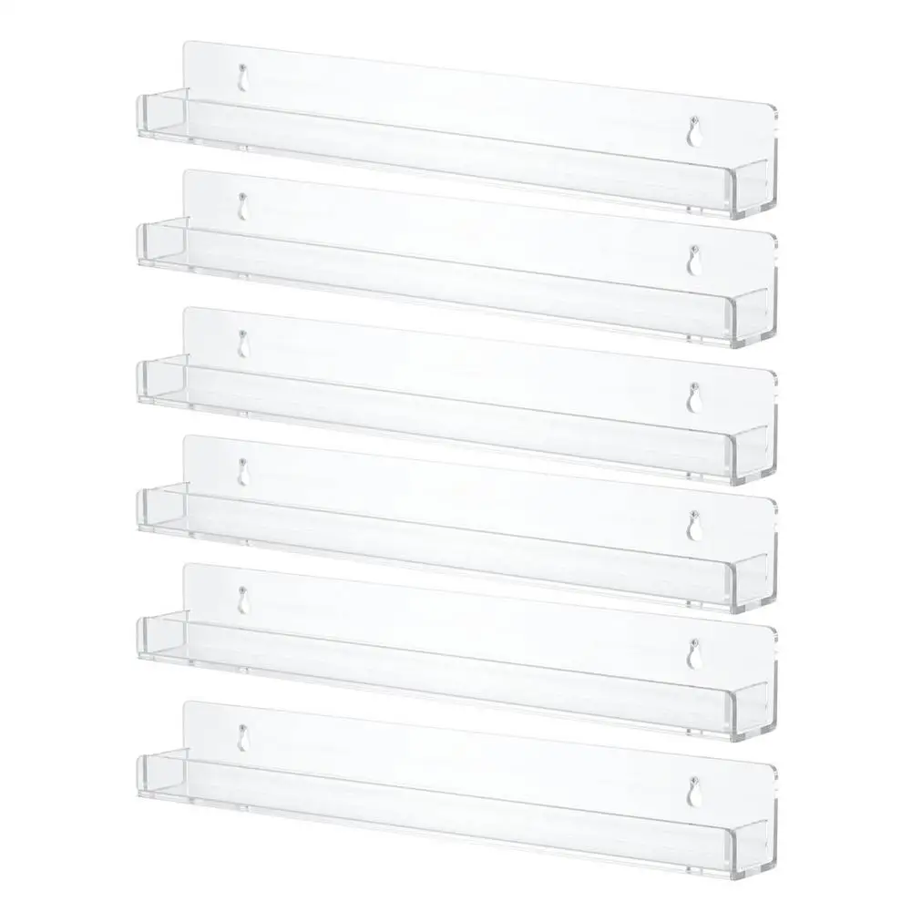 6 Layer Clear Acrylic Nail Polish Storage Rack Display Stand Art Tools Cosmetics Jewelry Lipstick Organizer | Дом и сад
