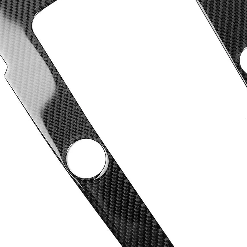 

4Psc Car Parts Real Soft Carbon Fiber Gear Shift Panel & Knob Cover for A3 8V 2014-2019 Left Driving