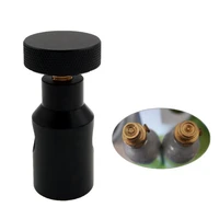 hot sales tr21 4 thread soda maker co2 cylinder tank refill connector onoff adapter kit