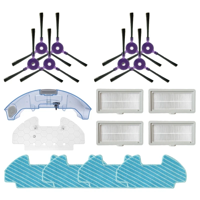 

Mop Cloth HEPA Filter Side Brush For Media VCR08 MR09 I5 Robot Vacuum Water Tank Bracket Replacement Accessories