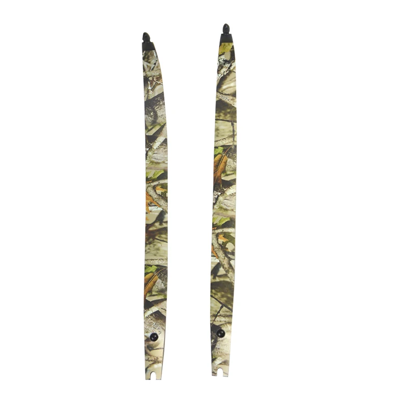 35lbs Only Bow Limbs Изогнутые Луки типа ILF, 64 дюйма, длинные луки для стрельбы из лука, камуфляжные охотничьи Луки с большой мощностью для стрельбы из лука и стрел - Цвет: 35lbs Only Bow Limbs