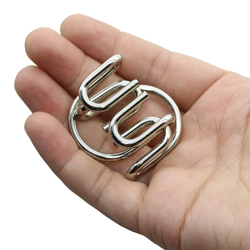 

30-piece brain teaser metal ring puzzle set