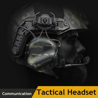 army tactical headset communication accessories military shooting headset hunting headphone airsoft ear protection earphones