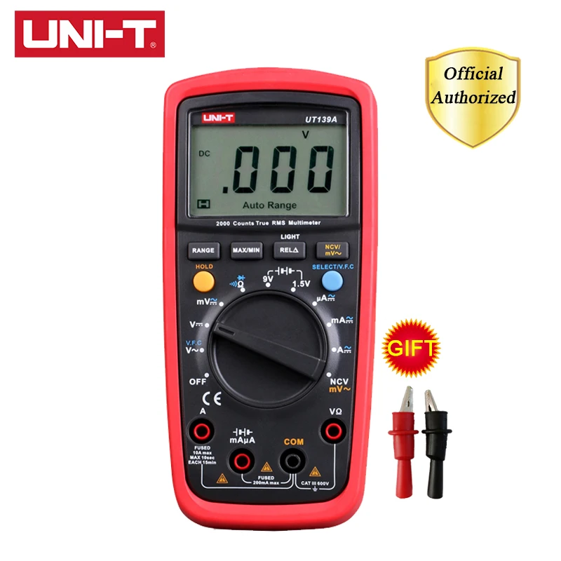 Высокоточный цифровой мультиметр UT139 серия UT139C UT139E UT139S True RMS автоматический