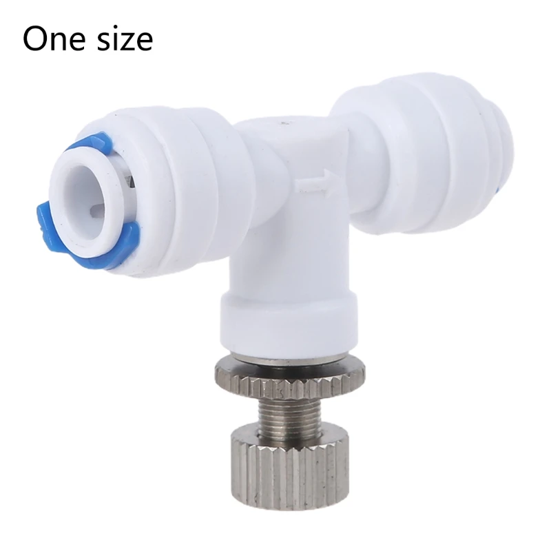 

Reverse Osmosis 1/4" Hose RO Water Flow Adjust Valv-e Regulator Waterflow Control Connector Fitting Water Speed Controller