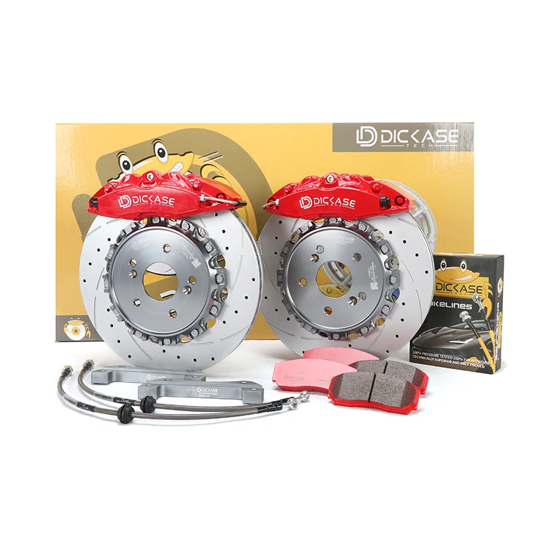 4 канальный тормозной суппорт big power dicase racing Золотая Центральная крышка с
