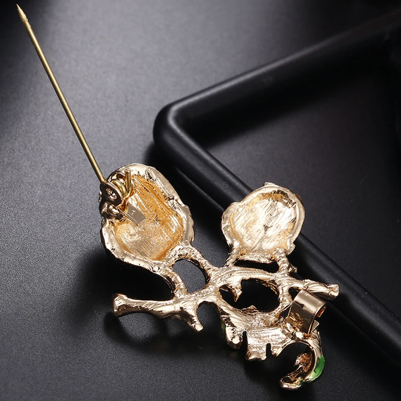 Стразы эмалевые броши в виде сосновой башни женское растение для свадьбы