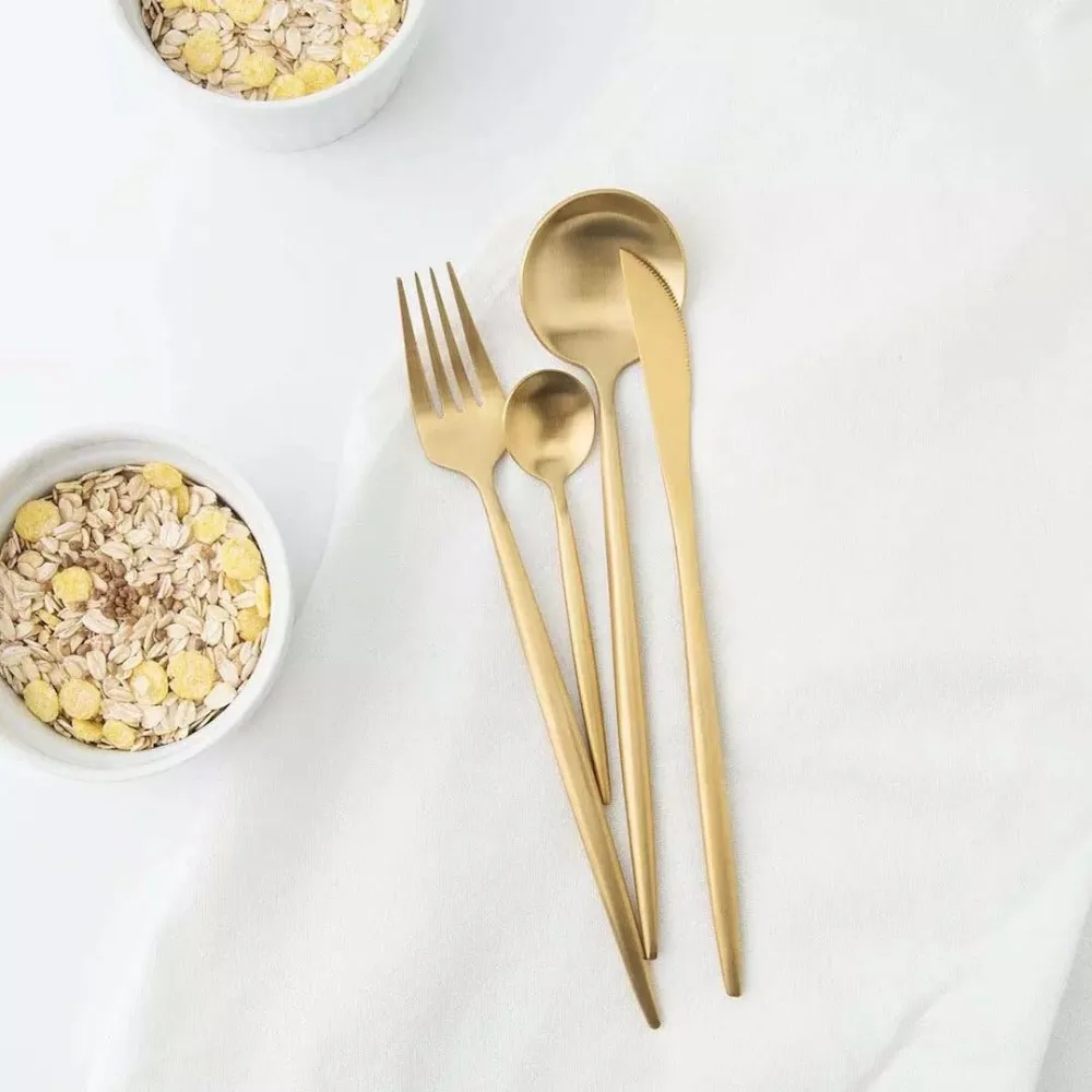 Набор столовых приборов Maison Maxx Stainless Steel Modern Flatware Set|Столовые сервизы| |