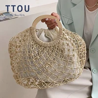 2021 summer straw bags for women brand designer beach shoulder crossbody bags female travel handbags ladies fashion totes
