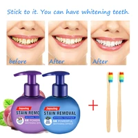 teeth whitening soda toothpaste cleaning hygiene stain removal fight bleeding gums baking soda press oral care press type
