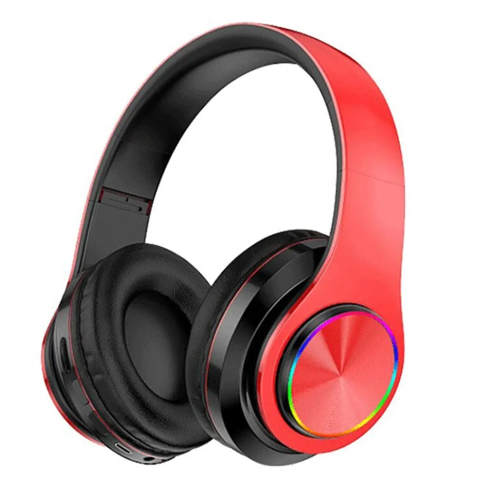 red black G2000 компьютерные Стерео Игровые наушники лучший шлем глубокий бас Игровые наушники с микрофоном светодиодный светильник для Xiaomi для нового X-BOX - Цвет: red black