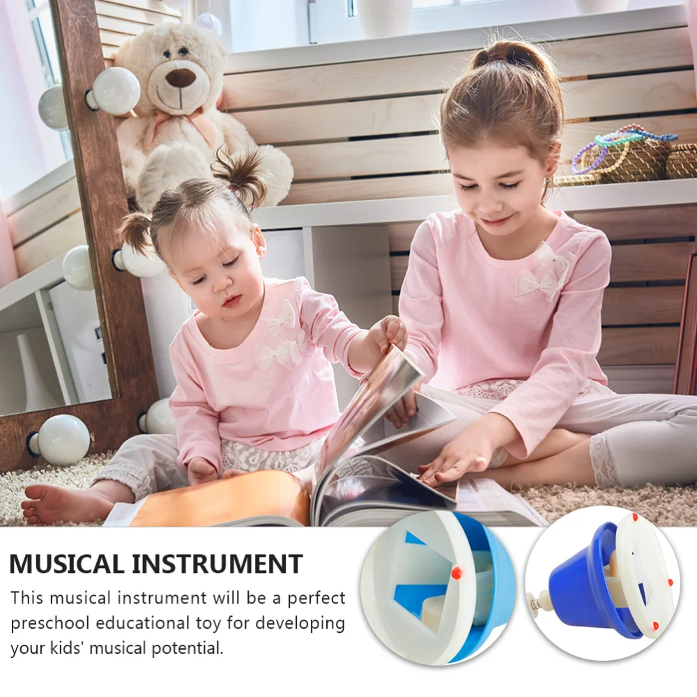 

1 Set of Eight Tone Class Bells Kids Percussion Musical Instruments Toys