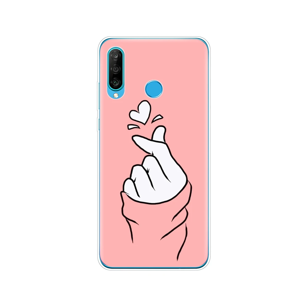 Чехол для Huawei P30 Pro чехол P30Pro силиконовый из ТПУ телефона телефон с фонариком 30
