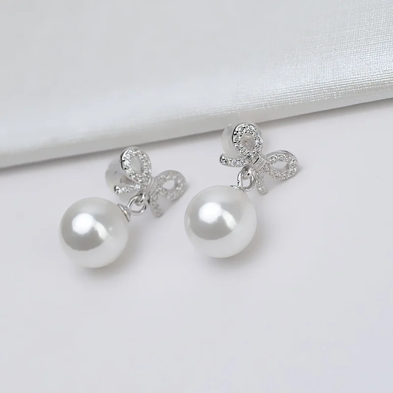 

Серьги-снежинки MADALENA SARARA AAA 7-8 мм из серебра 925 пробы с пресноводным жемчугом