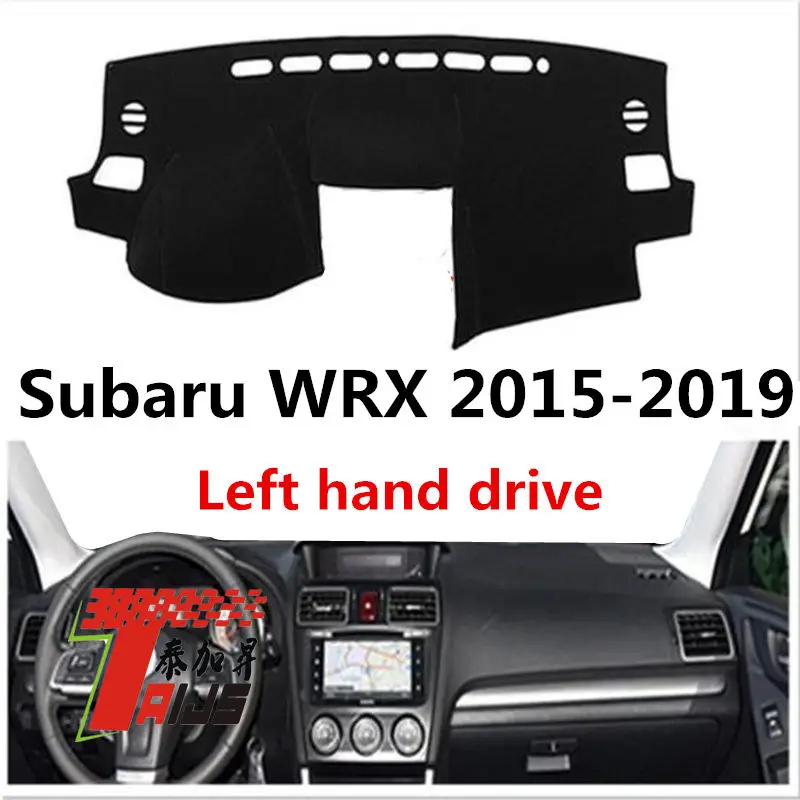 

Taijs Leftt Hand Drive Good Polyester Nice Fit Anti-UV Pad Car Dashboard Cover Dashmat for Subaru WRX 2015 2016 2017 2018 2019