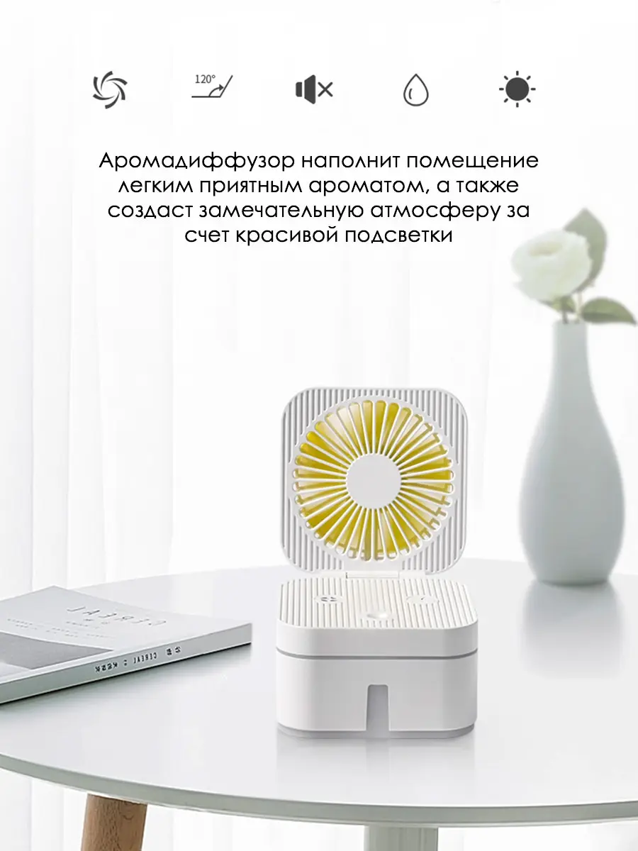 Увлажнитель воздуха &quotВентилятор&quot работает от сети Aromic AM-VENT-04 | Бытовая техника