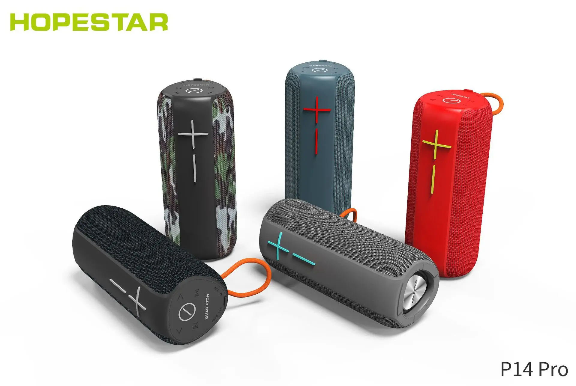 

Портативная Bluetooth-колонка с микрофоном, USB, TF, FM