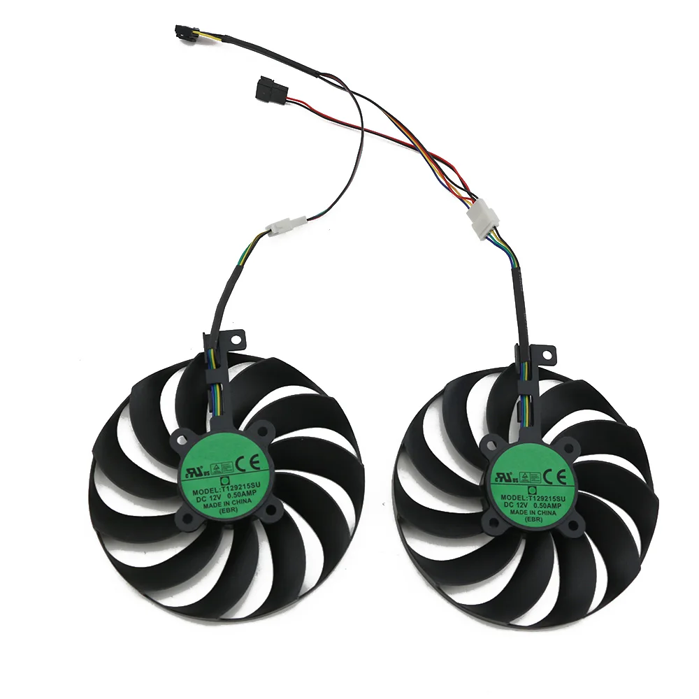 T129215SU FDC10U12S9-C охлаждающий вентилятор для ASUS DUAL-RX 5500 XT-O8G-EVO ROG-STRIX-RX5500 охлаждение
