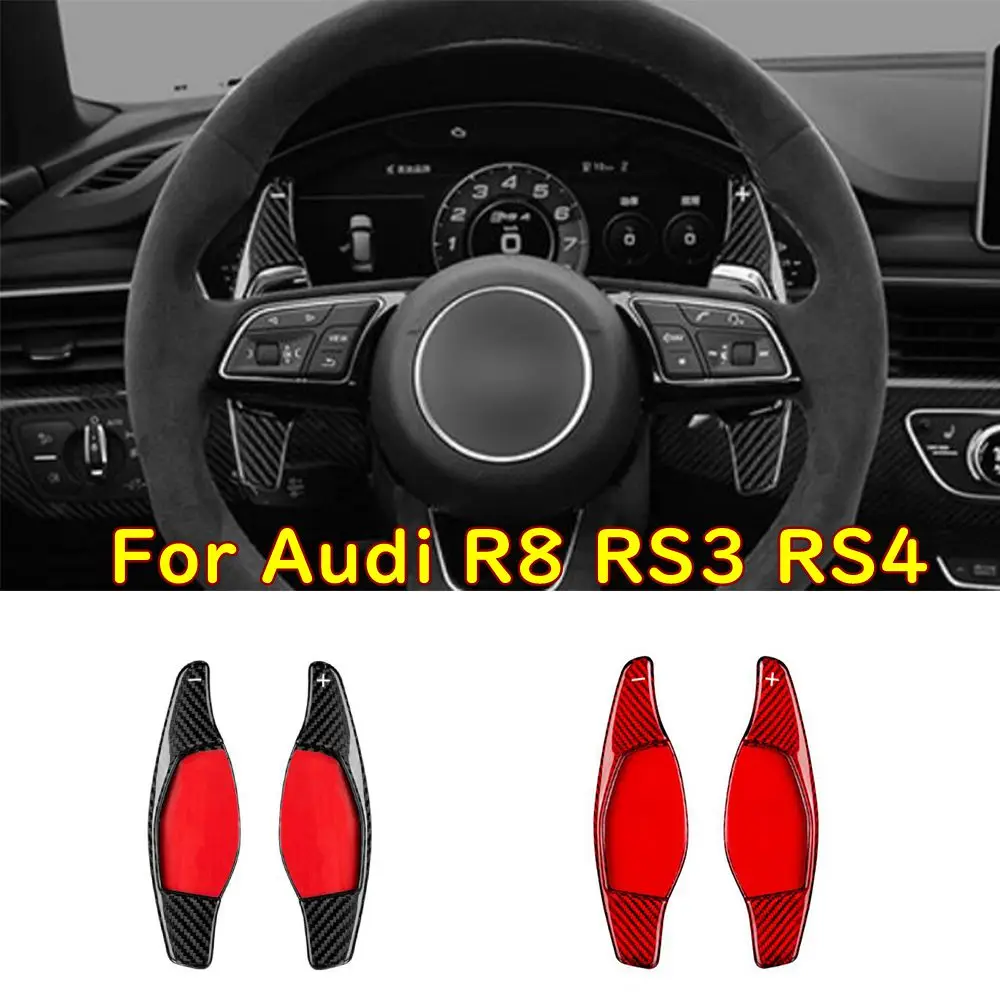 

Steering Wheel Shift Paddle For Audi R8 RS3 RS4 Paddle Shifter Extension Car Accessories Sticker Cover