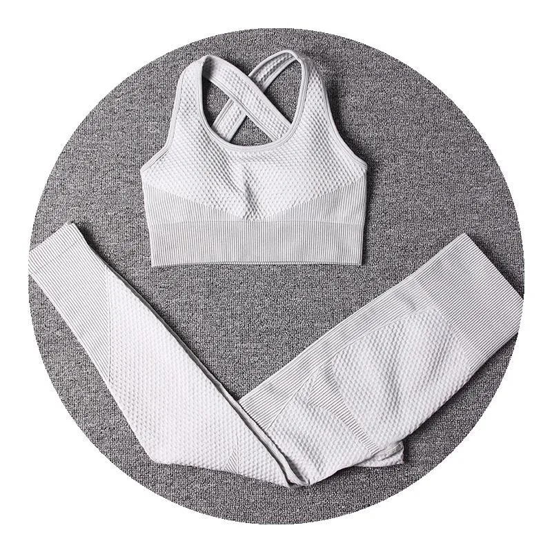 

High waist seamless sportswear running fitness clothing sports women's yoga wear gym suit women's yoga set workout suit