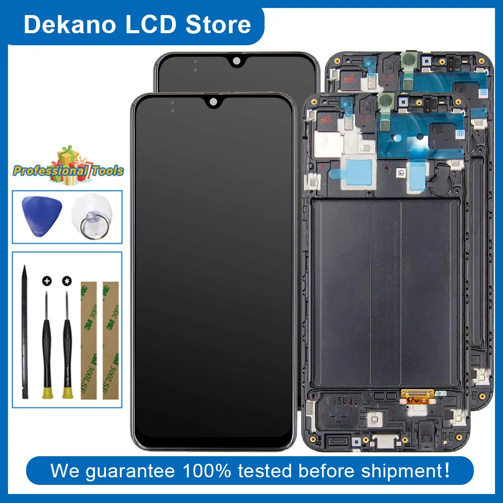 

ЖК-дисплей AMOLED 6,4 дюйма для Samsung Galaxy A50S, сенсорный экран, дигитайзер Pantalla для Samsung A50S, A507, A507F, SM-A507FN/DS