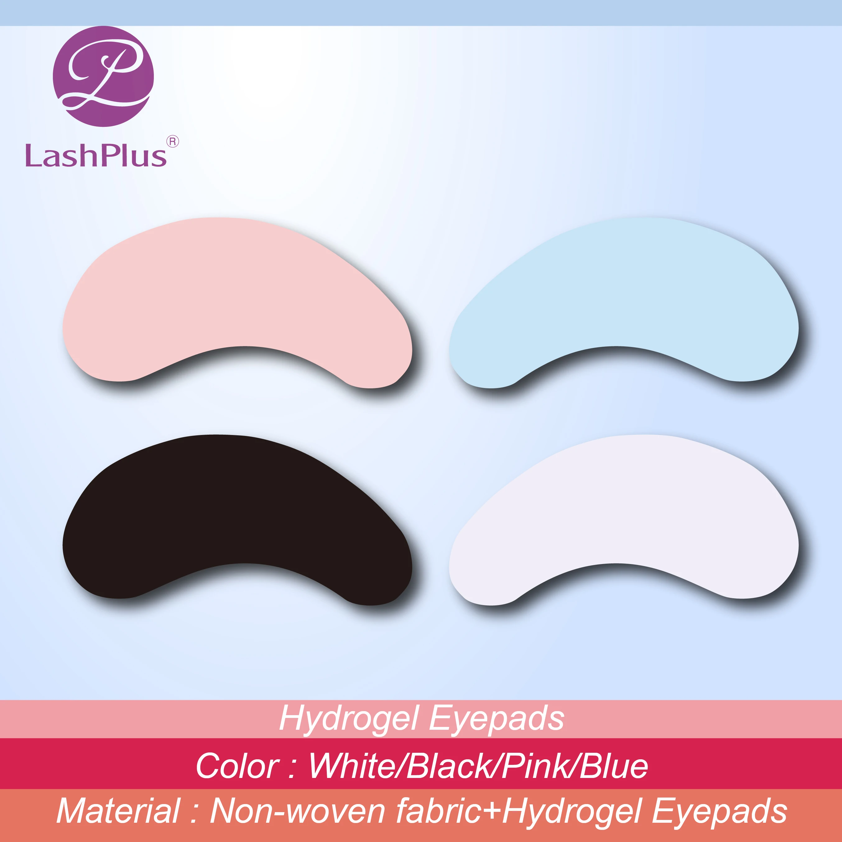 

LASHPLUS 10pairs Eyelash Extension Paper Patches Grafted Eye Stickers 5 Color Under Eye Pads