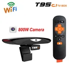 Tvip Пиксельная камера Android 9,0 Smart TV Box 2G 16GB T95C1 5G Dual Wifi 100M Поддержка 1080P HD медиаплеер Youtube Google Player