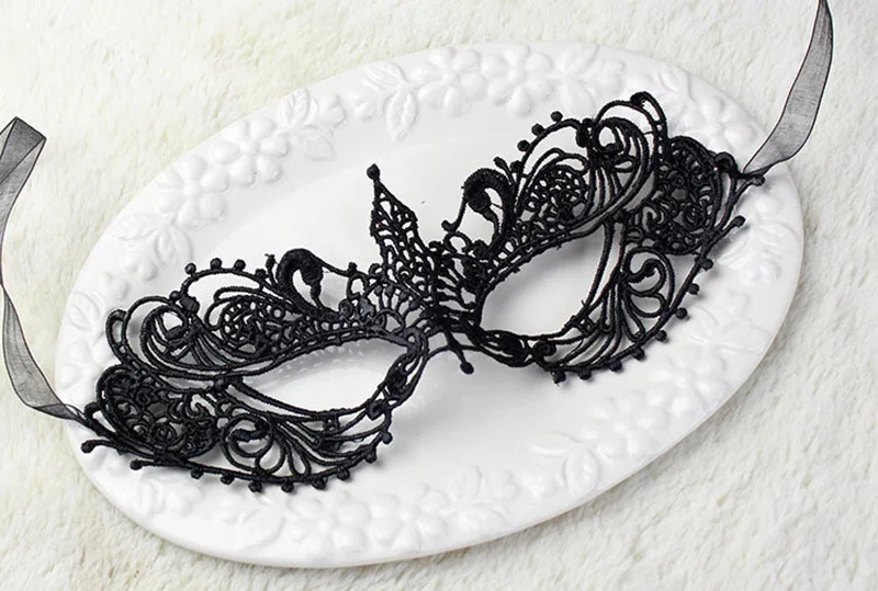 

Cutout Eye Mask for Masquerade Party Fancy Dress Costume For Girls Women Lady New Black Sexy Lace Mask