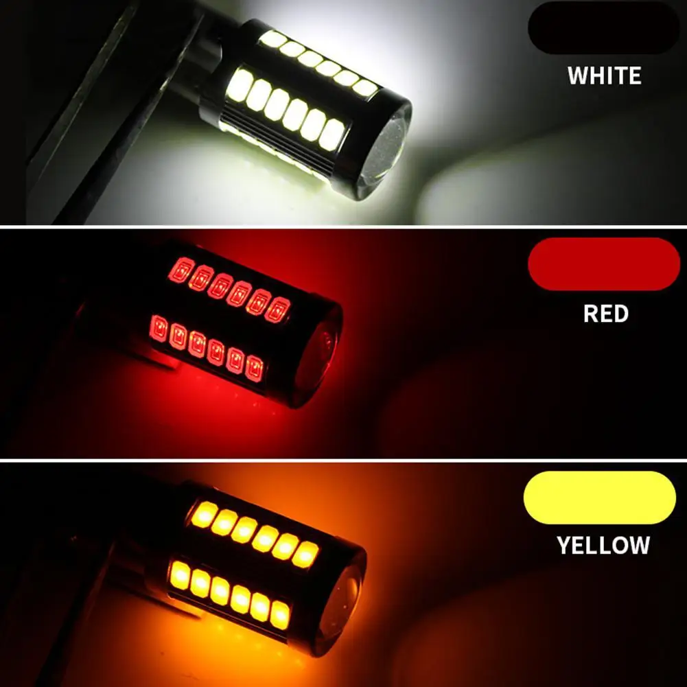 

1PC 12V LED Car Tail Bulb Brake Lights Reverse Lamp Daytime Running Signal Light LED 1156 1157 5730 5630 33SMD Wholesale