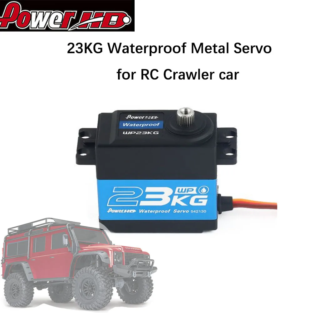 

Power HD Waterproof WP-23KG 23kg/75g Metal Gear Digital Servo For Crawler Buggy Traxxas TRX-4 Sky-fly