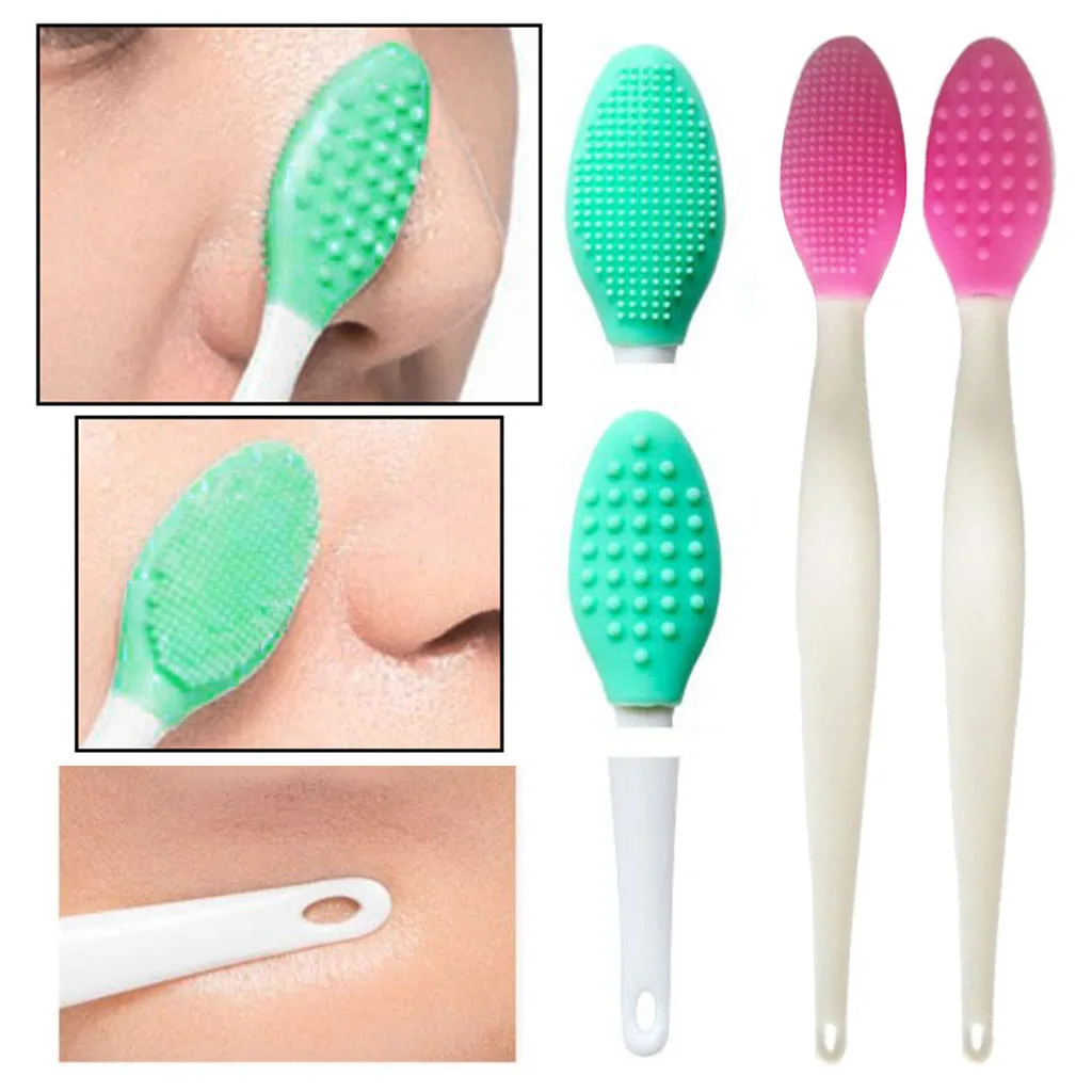 7pc Colourful Handheld Silicone Blackhead Remover Brush Deep Pore Cleansing and Exfoliating Tool for Women Men | Красота и здоровье