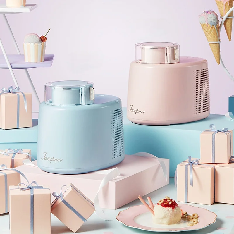 comprar Casa Cheia Automática Máquina De Sorvete Frutas Fabricante Casa Iogurte Sobremesa Macio Slush Icecream Portátil 0.5l 60w