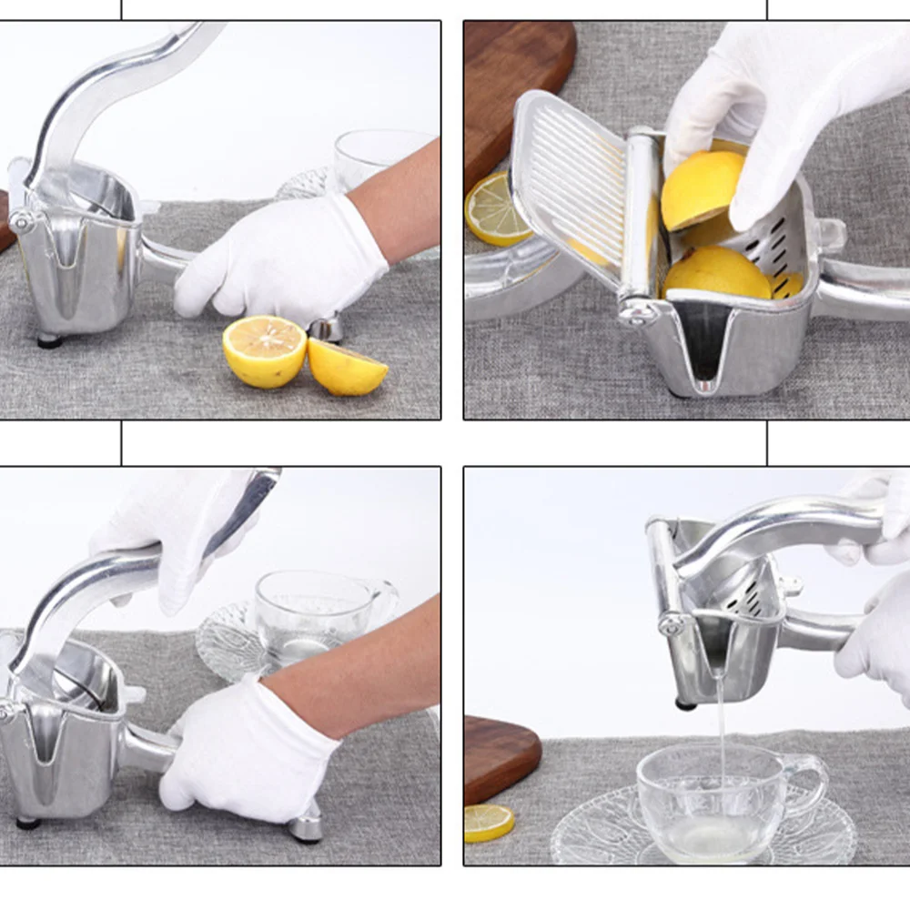 

Aluminum Alloy Manual Lemon Kitchen Juicer Orange Fruits Squeezer Household Accessory