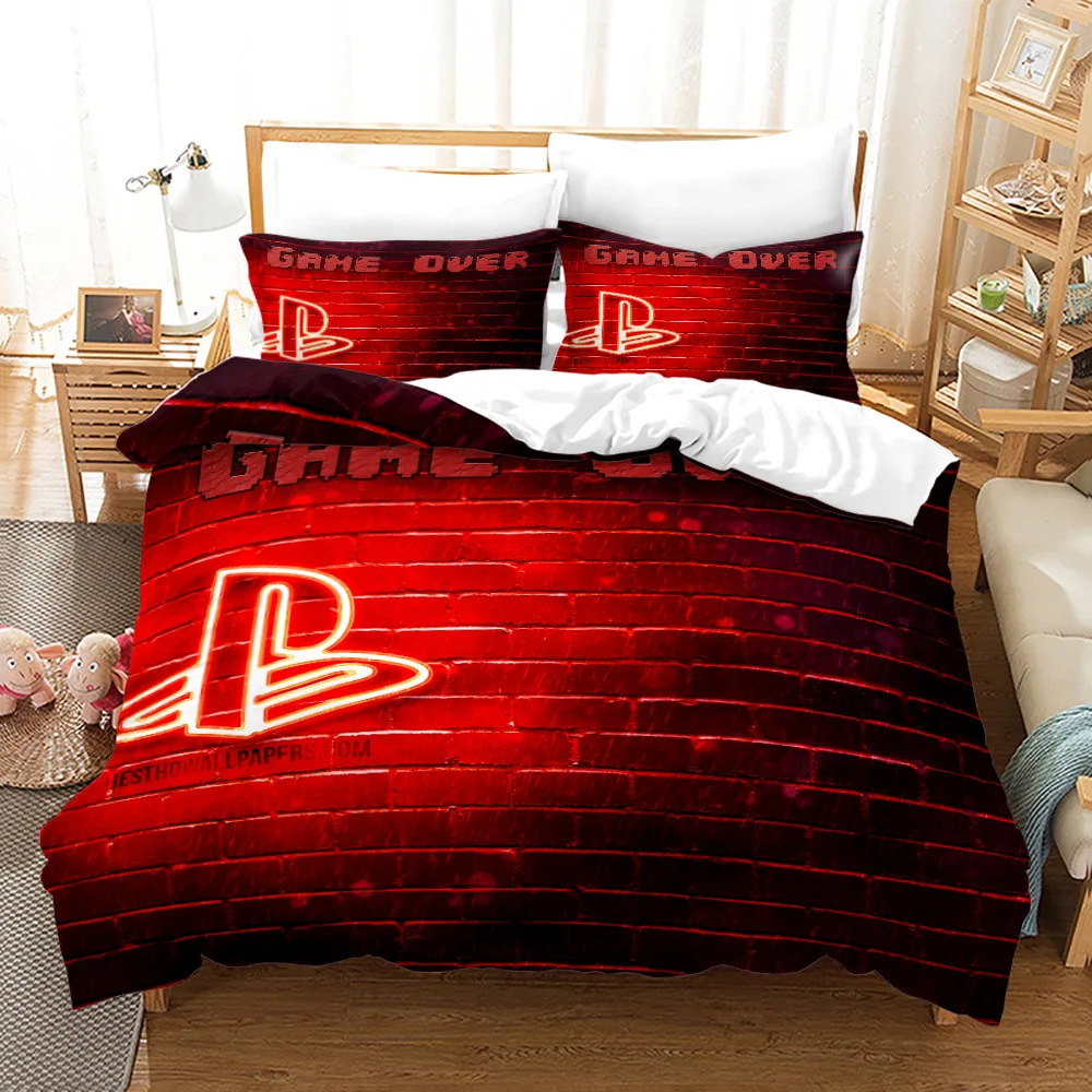 

2020 Fashion Bedding Set 2/3pcs 12 Patterns 3d Digital Gamer Printing Duvet Cover Sets 1Quilt Cover + 1/2 Pillowcases US/EU/AU