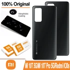 Оригинальный чехол для Xiaomi Mi 10T Pro, Задняя стеклянная панель, задняя крышка для батареи Mi 10T, задняя крышка для батареи Redmi K30S