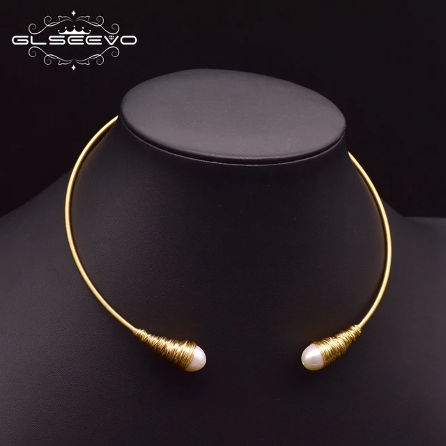 Natural Fresh Water Baroque Pearl Chokers Necklace 4