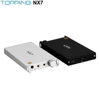 topping nx7 hi res portable nfca headphone amplifier 1400mw output power with 3 5mm 4 4mm port 20h battery life