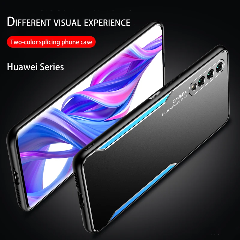 

Металлический матовый чехол для телефона Huawei Honor 9X Pro X10, твердость 9H, задняя пластина, удобная защита рук, усиление, защита от падения